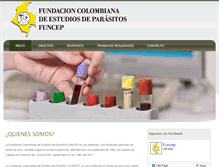 Tablet Screenshot of funcep.org